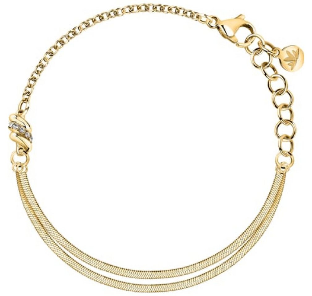 MORELLATO Armband Vergoldetes Doppelarmband mit Torchon-Kristallen SAWZ05 MORELLATO Armband Vergoldetes Doppelarmband mit Torchon-Kristallen SAWZ05 von MORELLATO