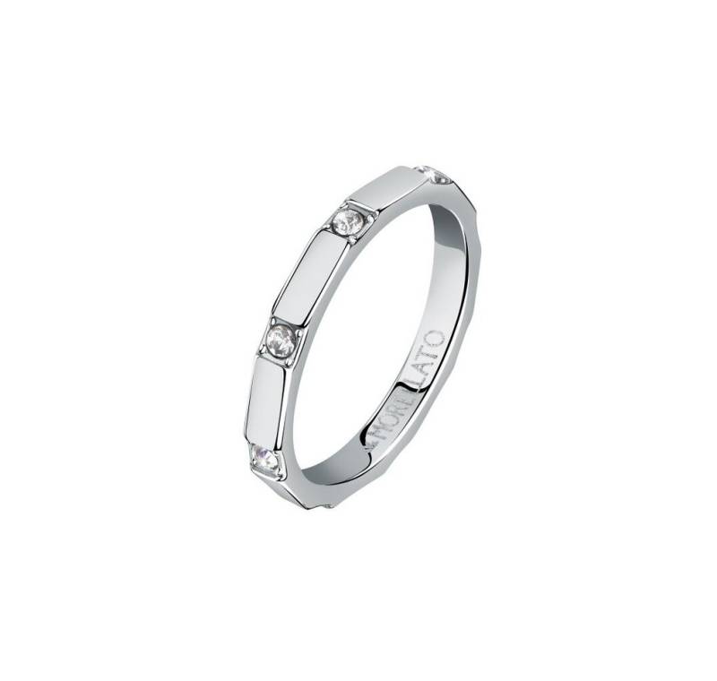 MORELLATO Fingerring Stilvoller Stahlring mit Motown SALS85 Kristallen - Kreislauf: 59 mm von MORELLATO