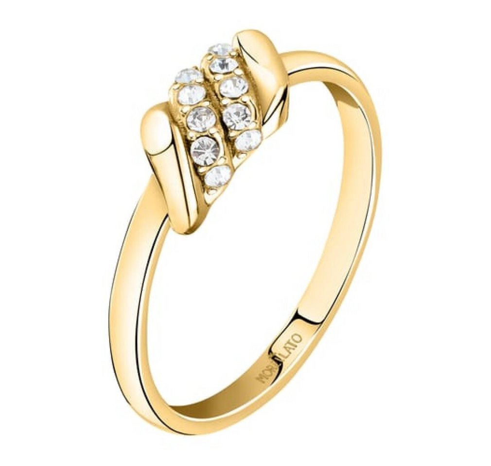 MORELLATO Fingerring Vergoldeter Ring mit Torchon SAWZ13 Kristallen - Kreislauf: 58 mm MORELLATO Fingerring Vergoldeter Ring mit Torchon SAWZ13 Kristallen - Kreislauf: 58 mm von MORELLATO