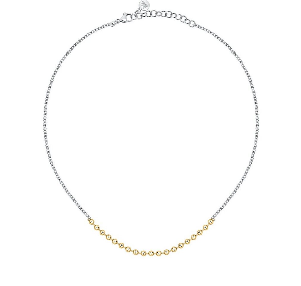 MORELLATO Kette mit Einhänger Dezente Bicolor-Halskette für Frauen Passioni SAUN30 von MORELLATO