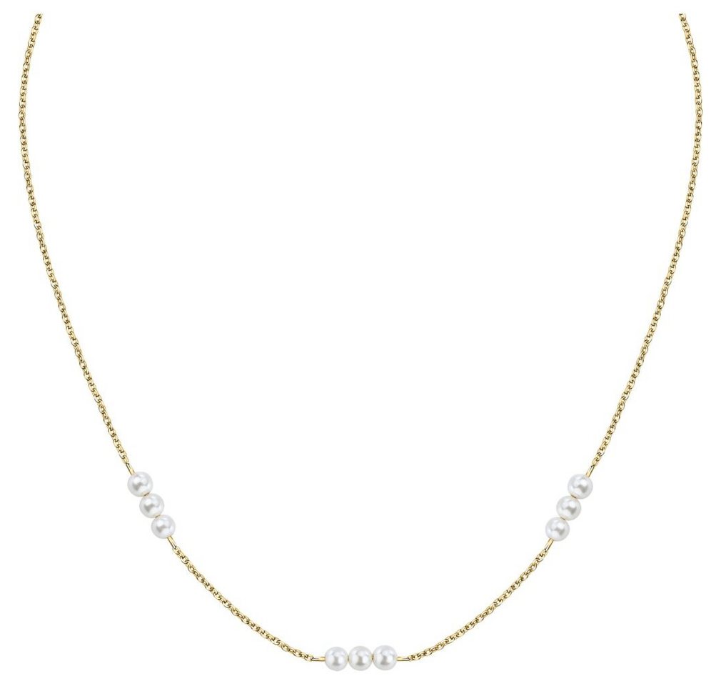 MORELLATO Kette mit Einhänger Dezente Perla SAWM01 Vergoldete Halskette von MORELLATO