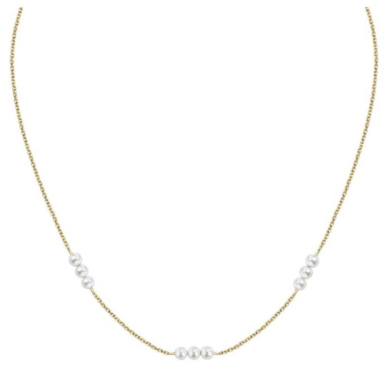 MORELLATO Kette mit Einhänger Dezente Perla SAWM01 Vergoldete Halskette von MORELLATO