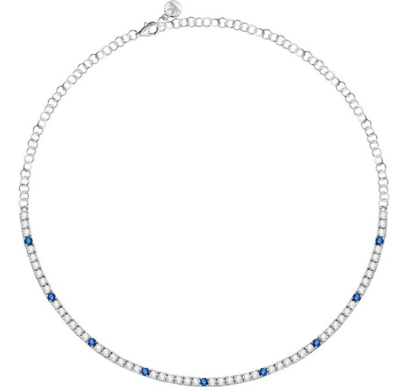 MORELLATO Kette mit Einhänger Elegante Silberhalskette mit Zirkonen Tesori SAIW136 von MORELLATO