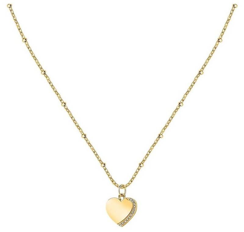 MORELLATO Kette mit Einhänger Romantic gold-plated necklace with crystals Mascotte SAVL03 von MORELLATO