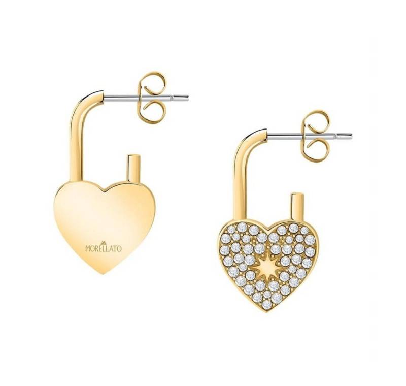 MORELLATO Ohrring-Set Romantic gold plated earrings with Abbraccio SABG27 crystals von MORELLATO