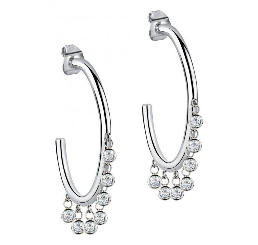 MORELLATO Ohrring-Set Semi-circle earrings with Cerchi SAKM42 crystals von MORELLATO