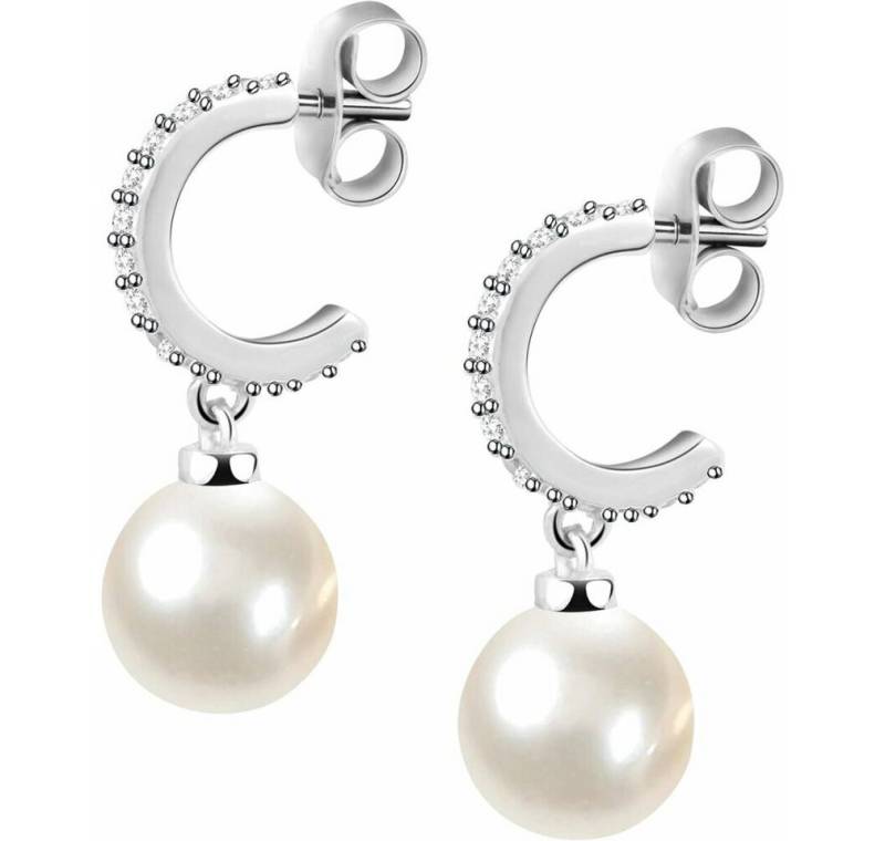 MORELLATO Ohrring-Set Silberne Ohrringe aus echten Perlen Perla SANH03 von MORELLATO