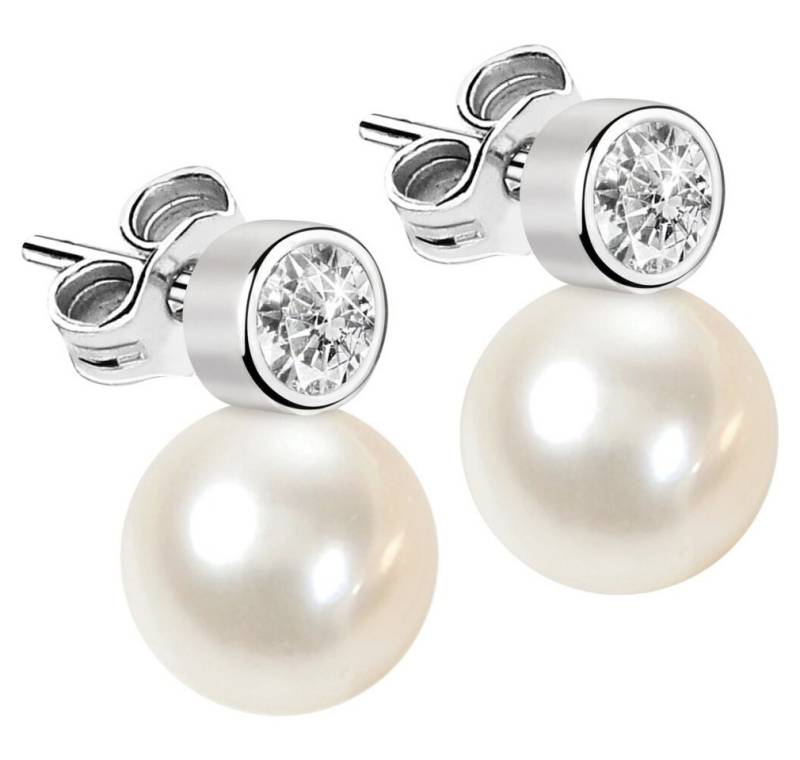 MORELLATO Ohrring-Set Silver earrings made of real pearls Perla SANH04 von MORELLATO