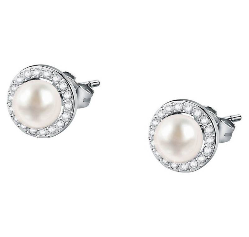 MORELLATO Ohrring-Set Silver earrings with pearls Pearl SAER51 MORELLATO Ohrring-Set Silver earrings with pearls Pearl SAER51 von MORELLATO