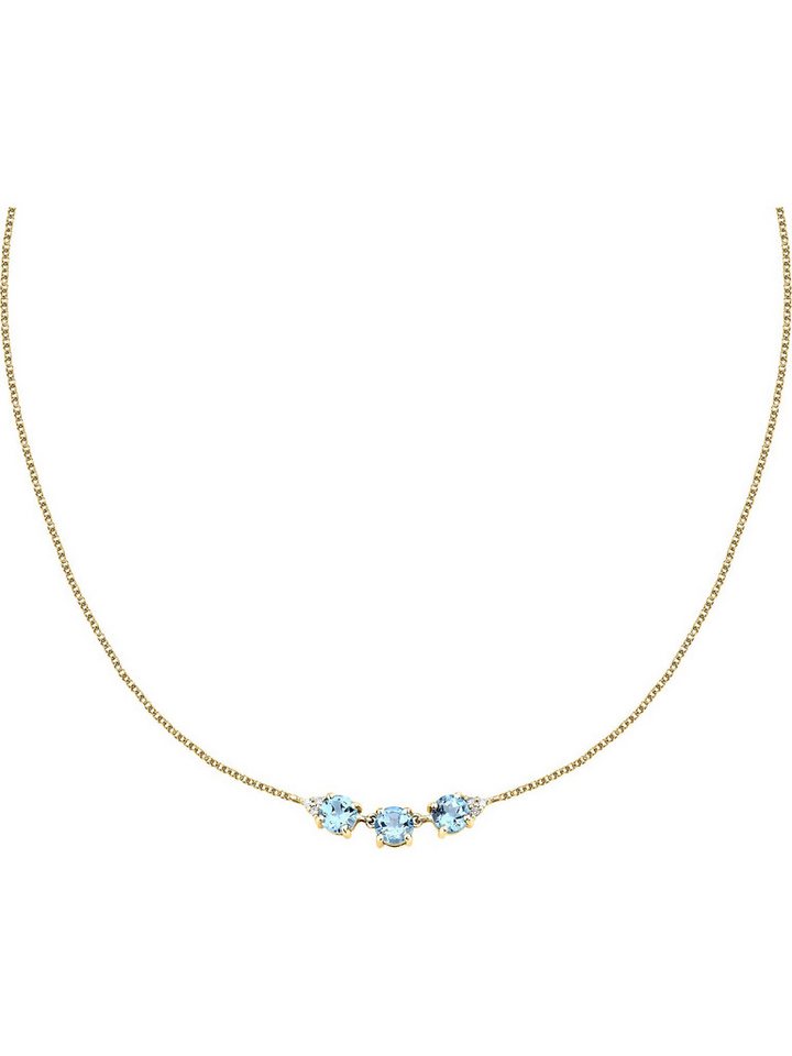 MORELLATO Silberkette Morellato Damen-Kette Silber, recycelt 3 Zirkonia, Tesori von MORELLATO