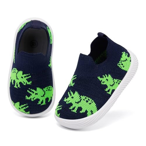 MORENDL Jungen Mädchen Lauflernschuhe Baby Hausschuhe Dinosaur EU 20 von MORENDL