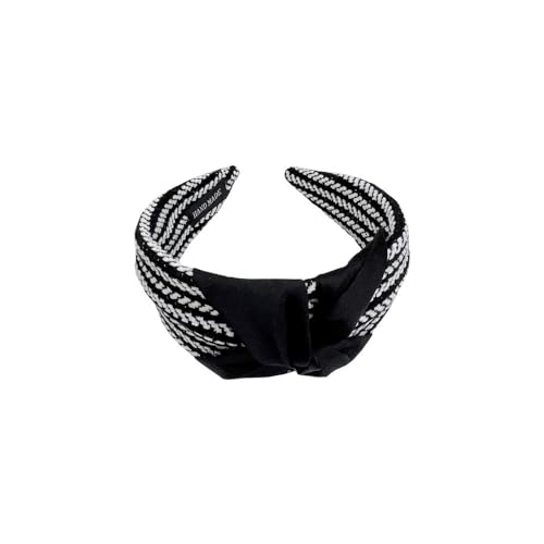 Geflochtene Haarbänder, hochwertige kleine duftende Wind-Haarnadel, süßes Temperament-Stirnband (schwarz) von MORENTSU