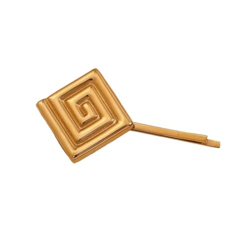 Mode 6,16 cm Wasserdicht Edelstahl Haar Accesssories Einfacher Papierclip Quadrat Modell Haarnadel für Frauen von MORENTSU