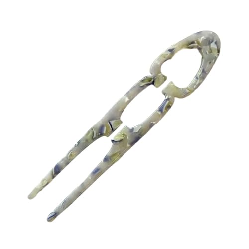 Süßer Acetat-Haarknoten, U-förmig, Fshion-Design, Haarnadel, Fleischbällchen, Haarklammer für Damen und Mädchen (15) von MORENTSU