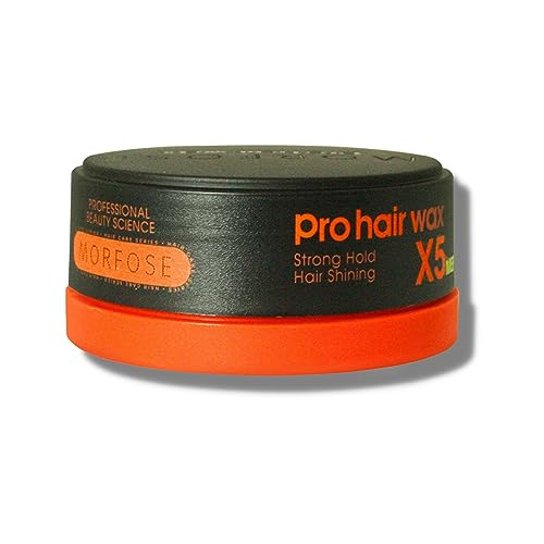 Morfose Strong Hold X5 Pro Hair Wax 150ml - Starker Halt, Glänzendes Haar, Langanhaltender Halt - Unisex-Gebrauch von MORFOSE