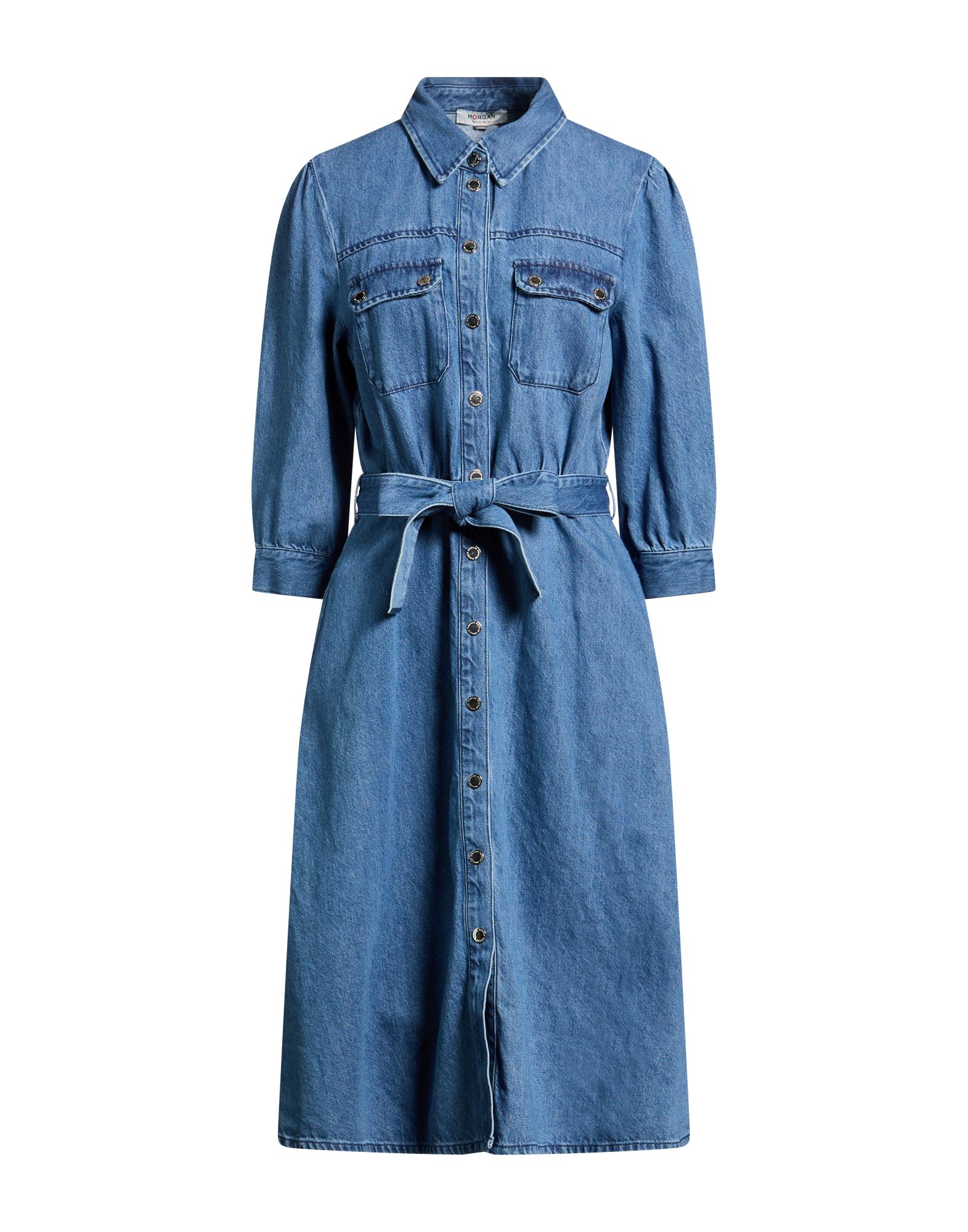 MORGAN DE TOI Midi-kleid Damen Blau von MORGAN DE TOI