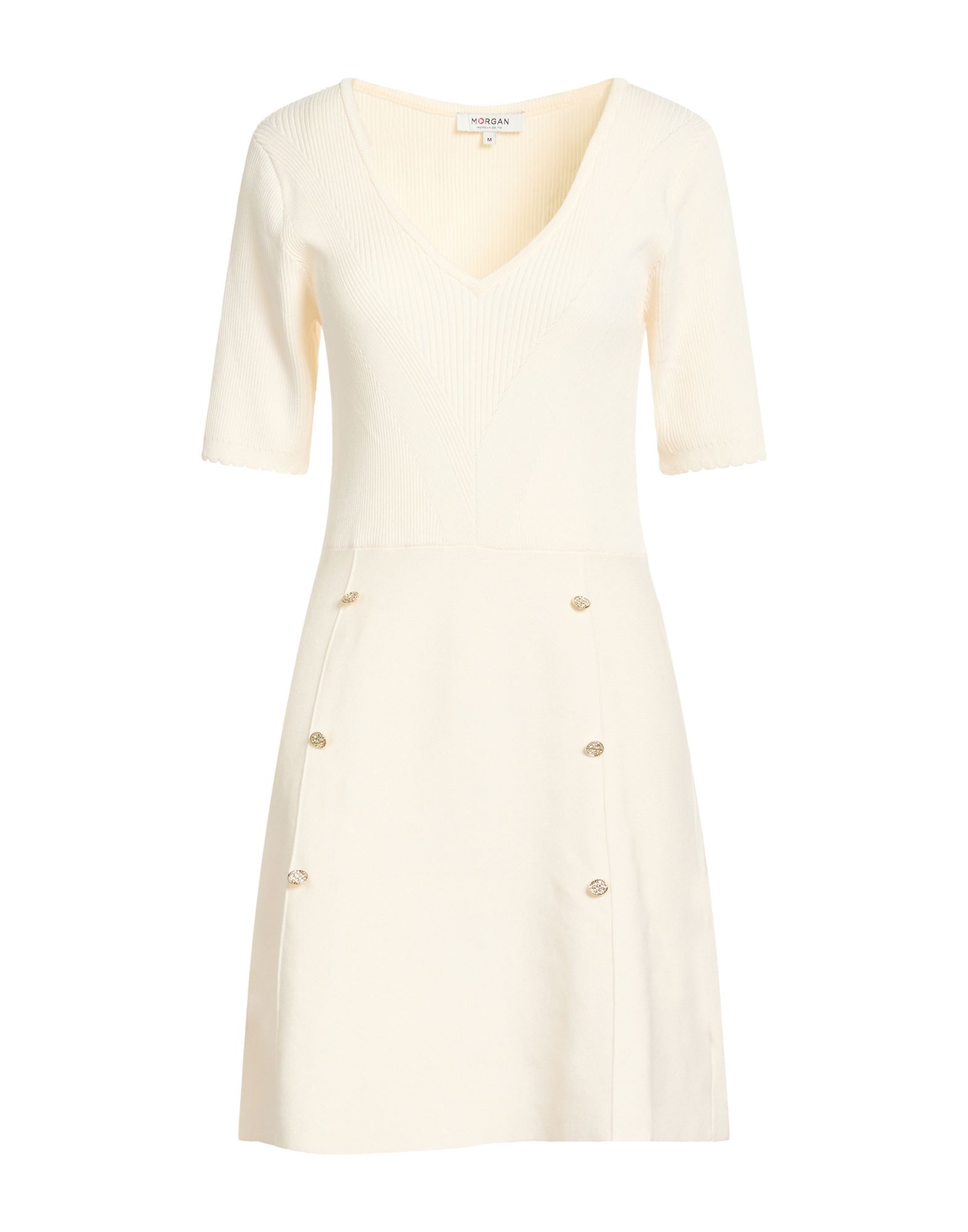 MORGAN DE TOI Mini-kleid Damen Elfenbein von MORGAN DE TOI