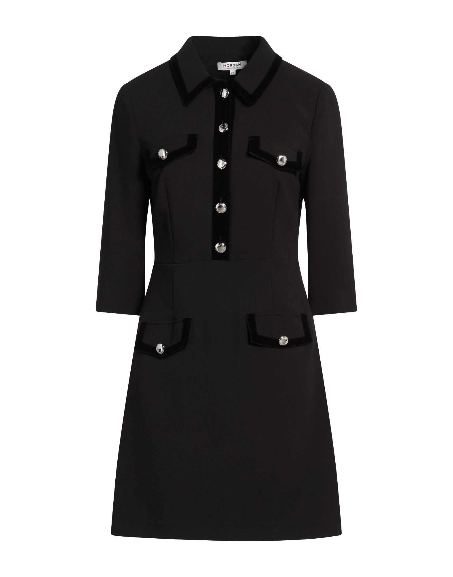 MORGAN DE TOI Mini-kleid Damen Schwarz von MORGAN DE TOI