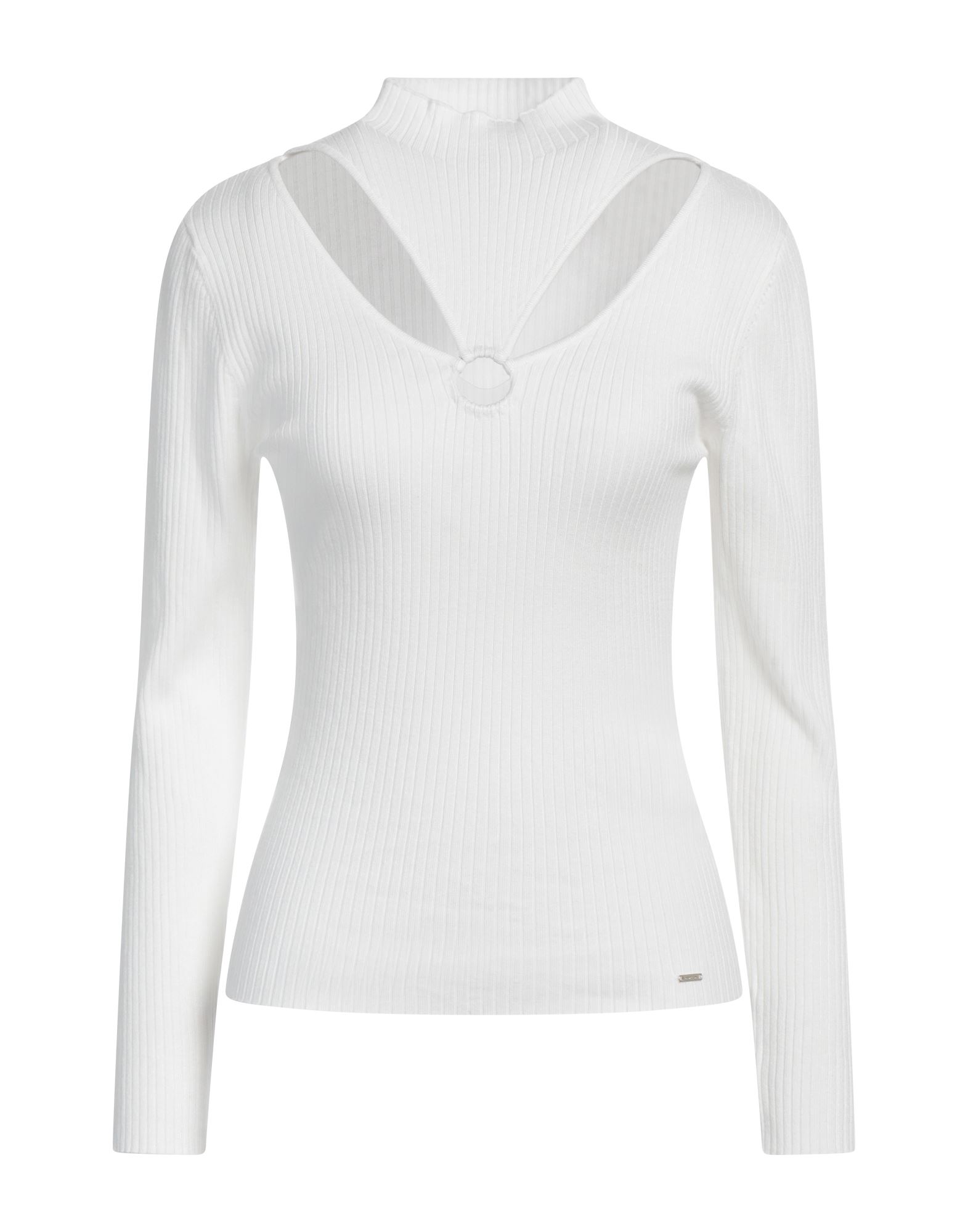 MORGAN DE TOI Rollkragenpullover Damen Off white MORGAN DE TOI Rollkragenpullover Damen Off white von MORGAN DE TOI