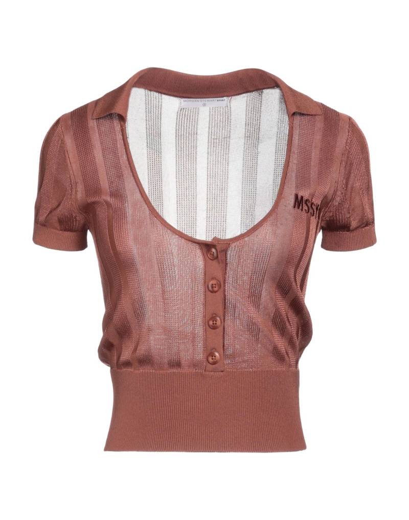 MORGAN STEWART SPORT Pullover Damen Braun von MORGAN STEWART SPORT