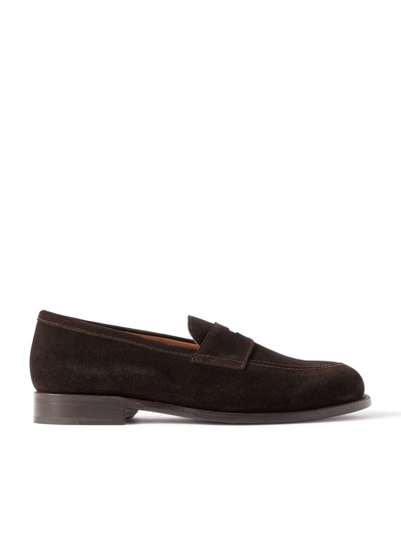 MORJAS - Suede Penny Loafers - Men - Brown - EU 42.5 von MORJAS