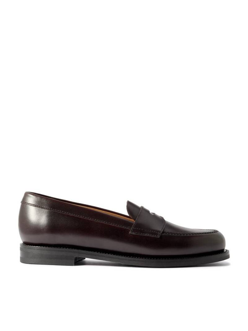 MORJAS - The Ivy Leather Penny Loafers - Men - Burgundy - EU 41 von MORJAS
