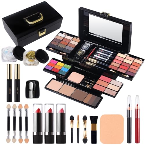 MORNECA - Professionelles Make-up-Set für Damen und Mädchen, komplettes Schminkset mit Spiegel, 60 Farben, All-in-One-Make-up-Geschenk-Set MORNECA - Professionelles Make-up-Set für Damen und Mädchen, komplettes Schminkset mit Spiegel, 60 Farben, All-in-One-Make-up-Geschenk-Set von MORNECA