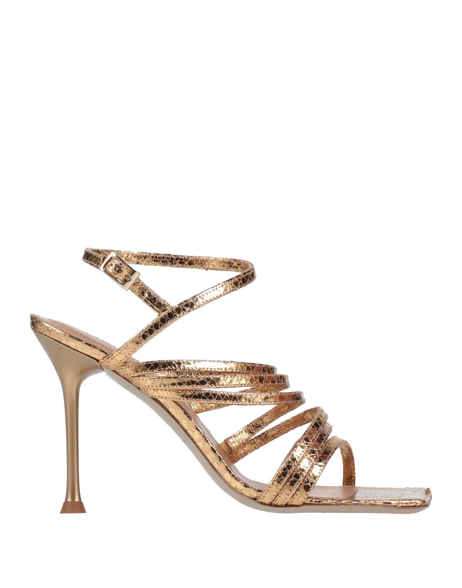 MOROBĒ Sandale Damen Gold MOROBĒ Sandale Damen Gold von MOROBĒ