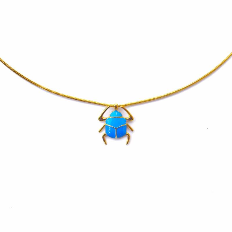 Skarabäus Halskette Skarabäus Halskette von MOROSAJEWELLERY
