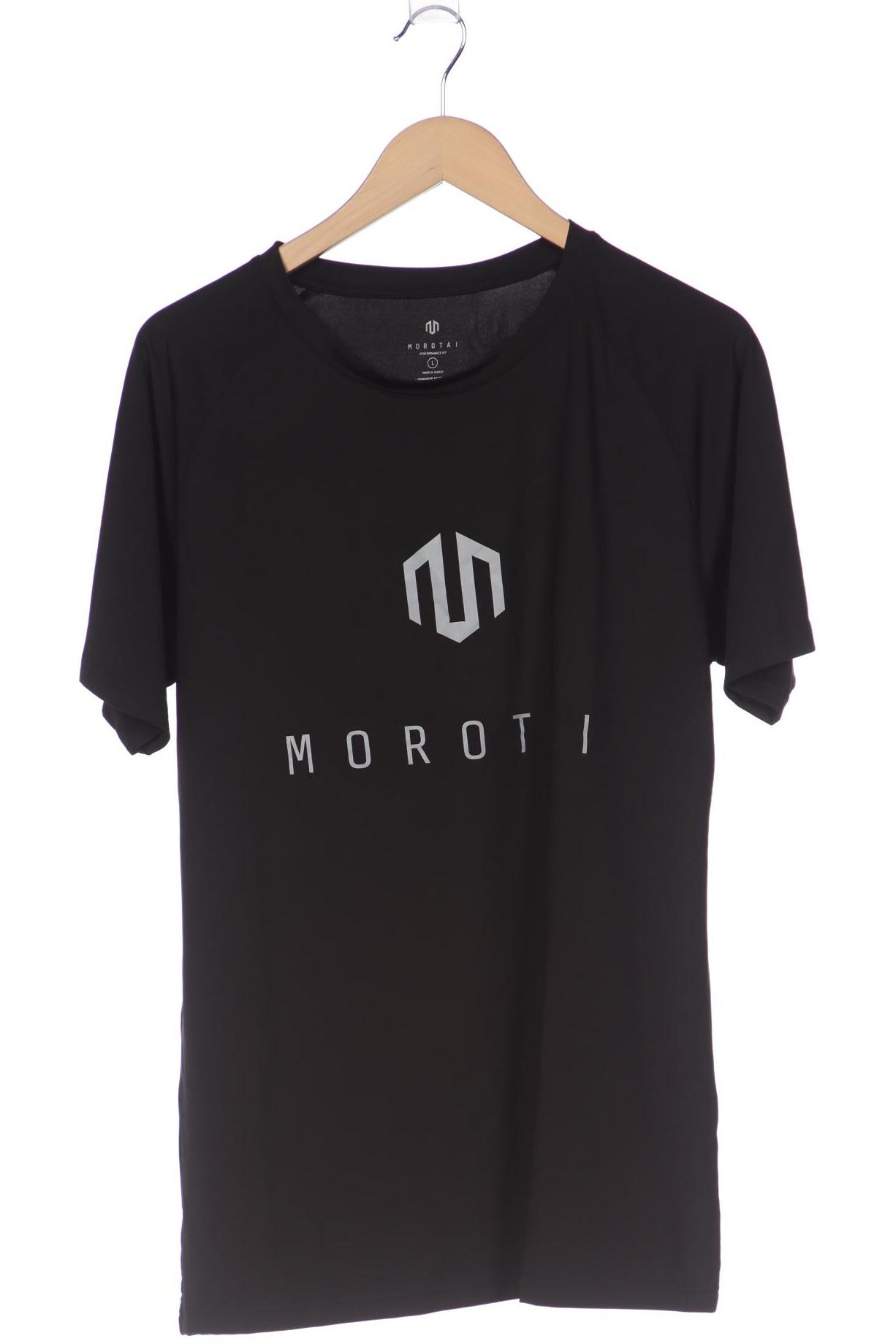 MOROTAI Herren T-Shirt, schwarz von MOROTAI