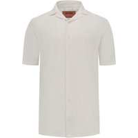 MOS MOSH Gallery Strukturiertes Kurzarmhemd aus Baumwoll-Mix von MOS MOSH Gallery