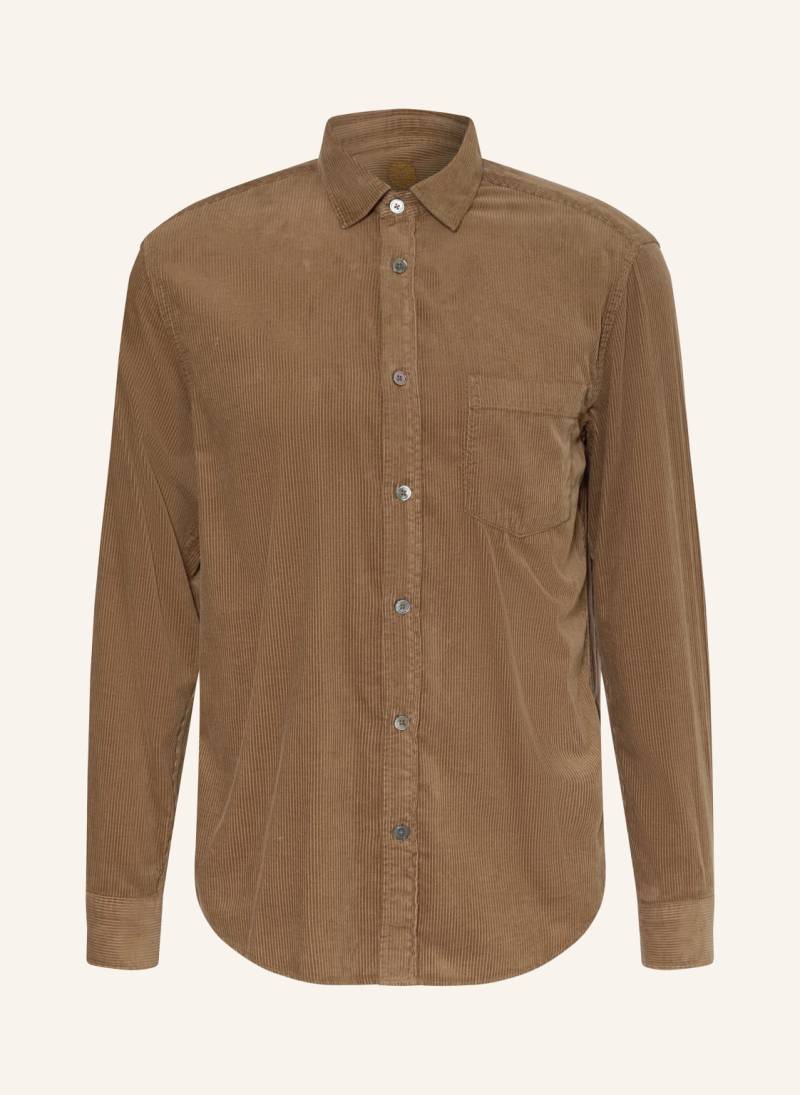 Mos Mosh Gallery Cordhemd Mmgalden Regular Fit braun von MOS MOSH Gallery