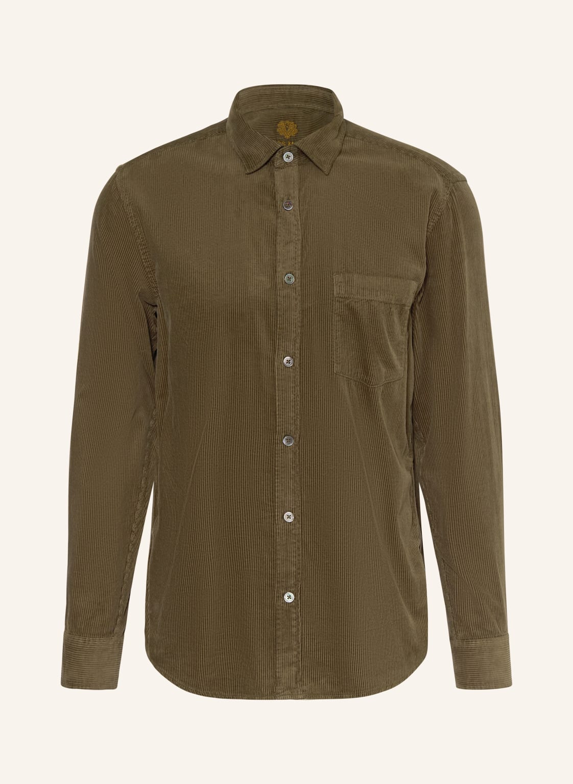 Mos Mosh Gallery Cordhemd Mmgalden Regular Fit gruen von MOS MOSH Gallery