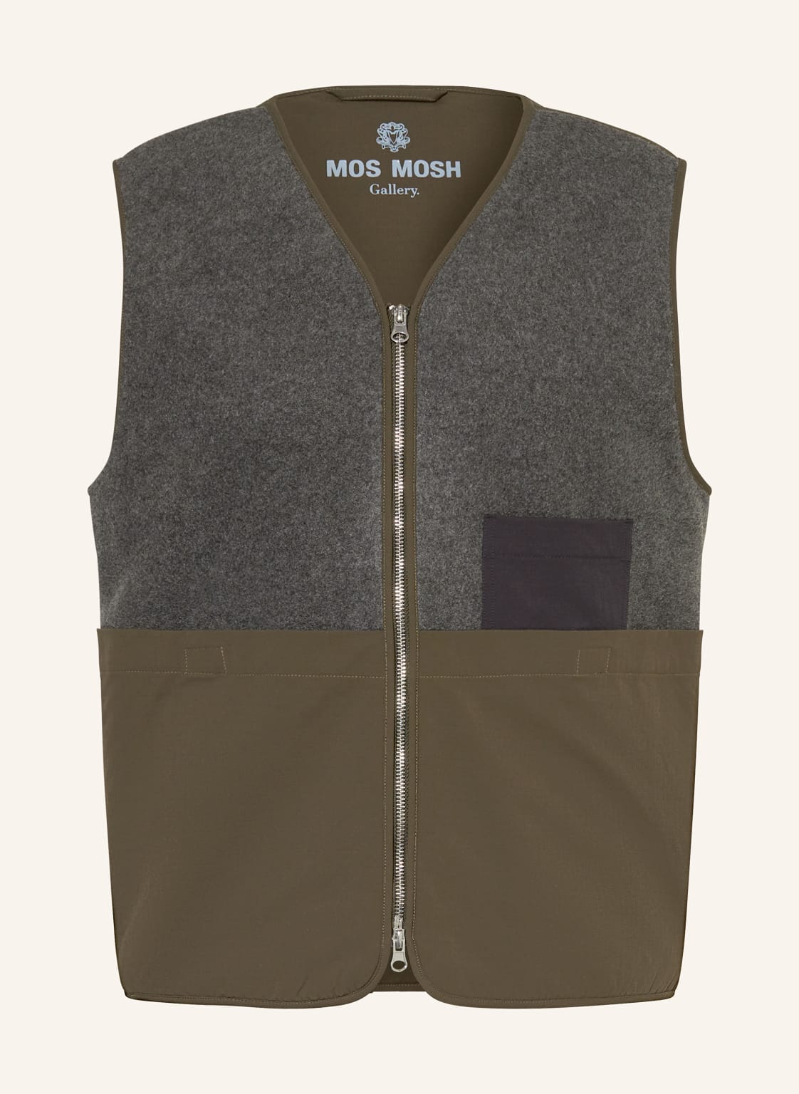 Mos Mosh Gallery Fleeceweste Mmgcess gruen von MOS MOSH Gallery