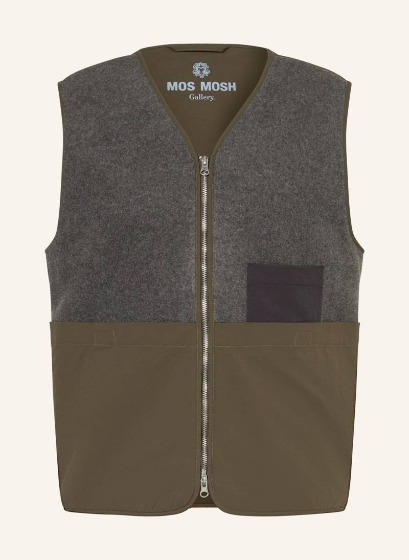 Mos Mosh Gallery Fleeceweste Mmgcess gruen von MOS MOSH Gallery