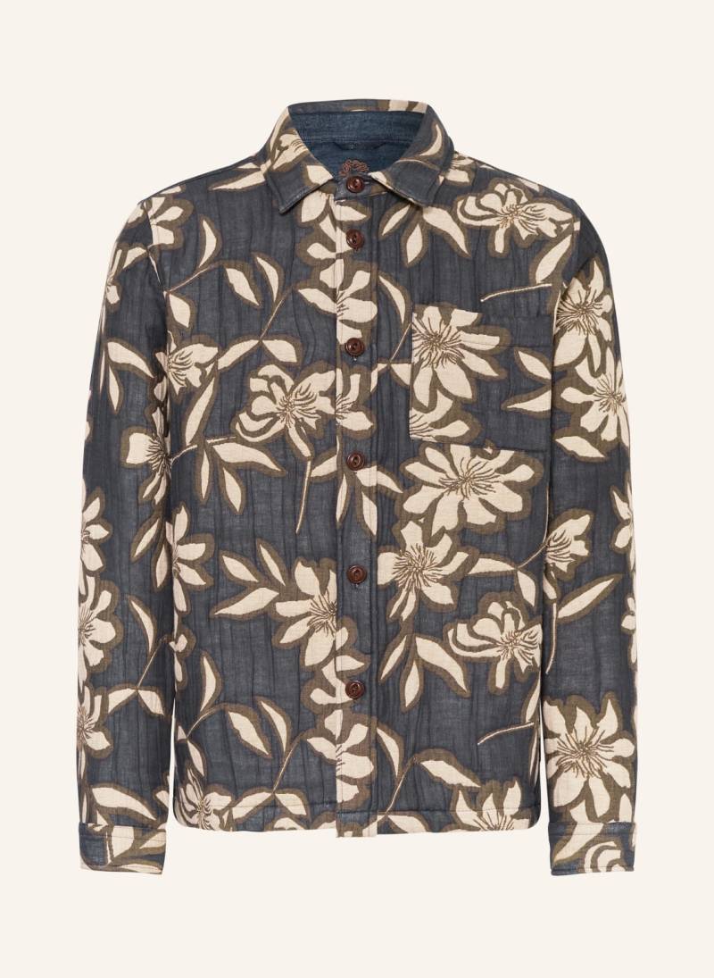 Mos Mosh Gallery Jacquard-Overjacket Mmgdavid Gallia blau von MOS MOSH Gallery