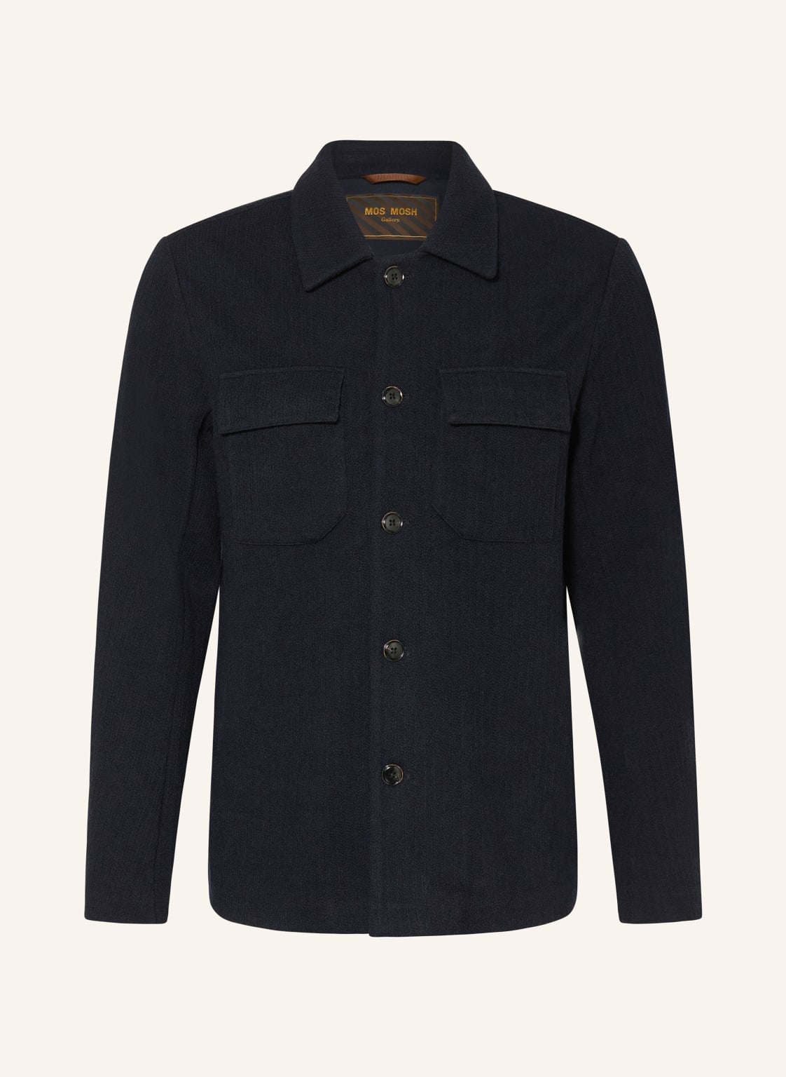 Mos Mosh Gallery Overshirt Mmgaustin blau von MOS MOSH Gallery