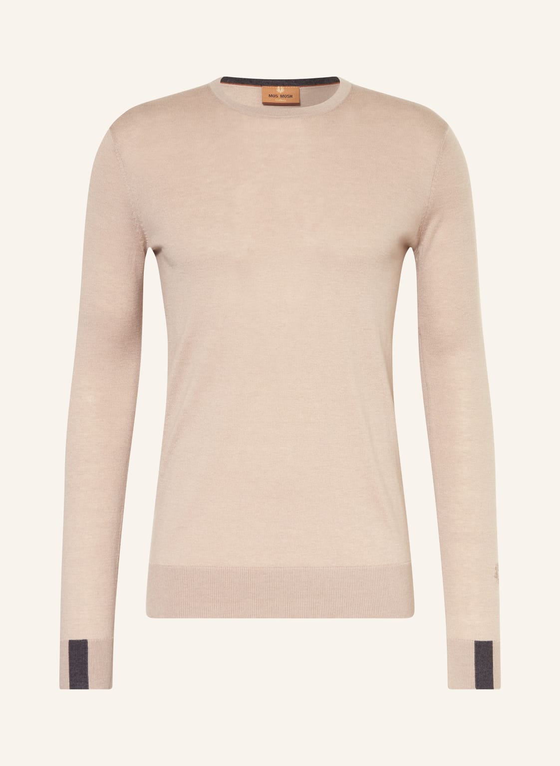 Mos Mosh Gallery Pullover Mmgadam beige von MOS MOSH Gallery