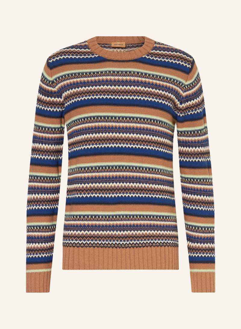 Mos Mosh Gallery Pullover Mmgaldo braun von MOS MOSH Gallery