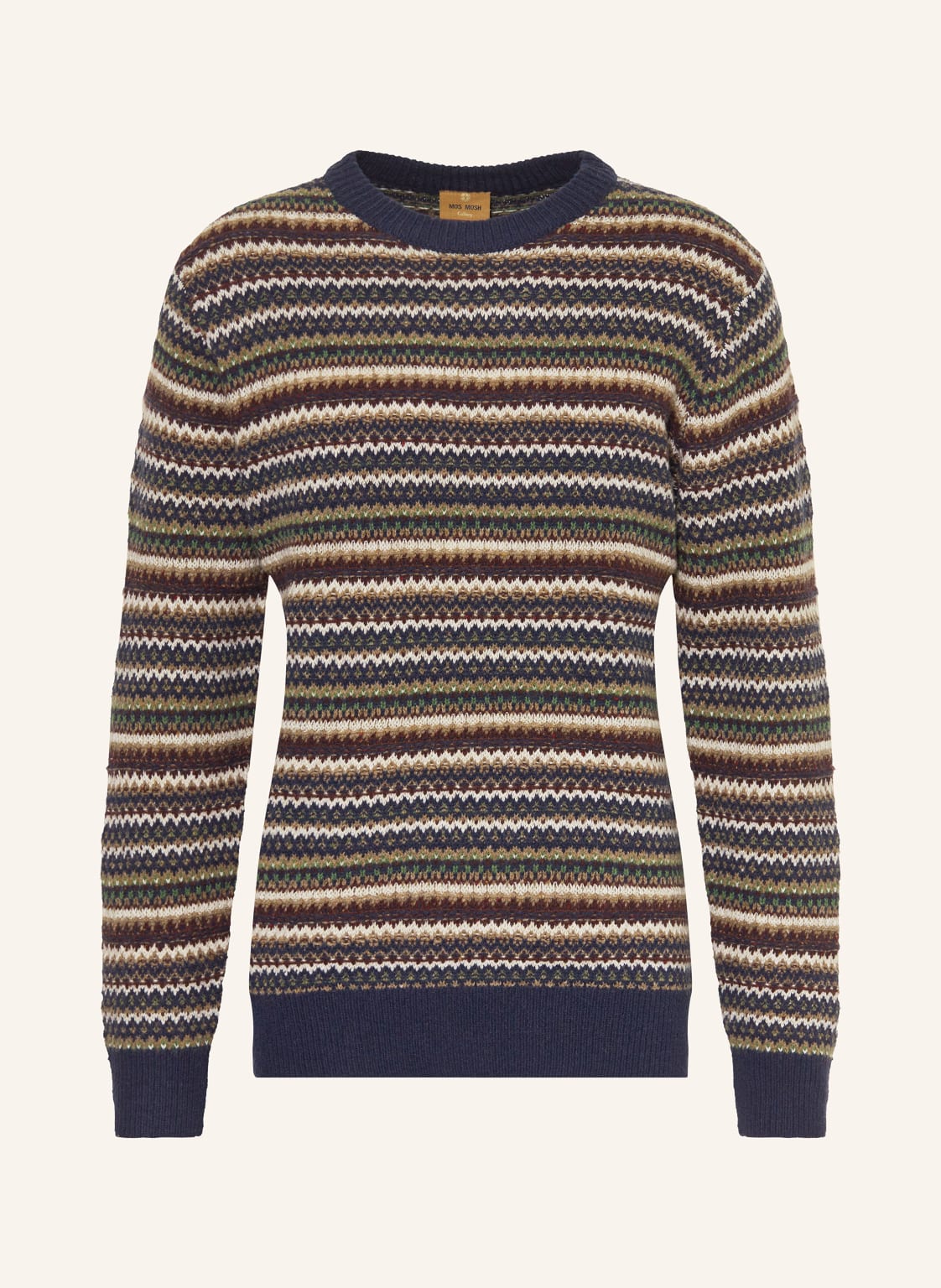 Mos Mosh Gallery Pullover Mmglaporte Ice braun von MOS MOSH Gallery