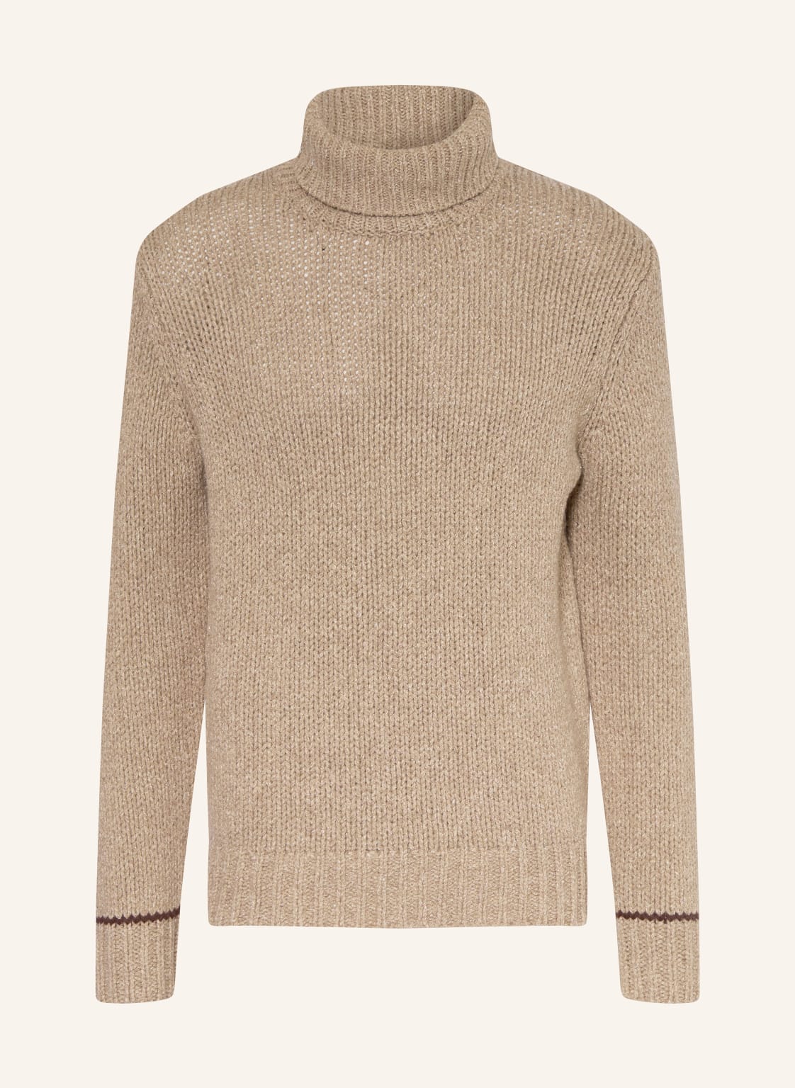 Mos Mosh Gallery Rollkragenpullover Mmggiorgio beige von MOS MOSH Gallery