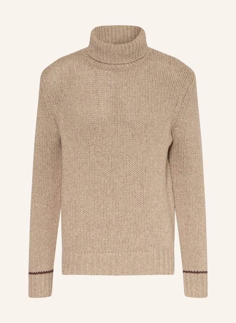 Mos Mosh Gallery Rollkragenpullover Mmggiorgio beige von MOS MOSH Gallery