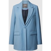 MOS MOSH Blazer mit Brustleistentasche Modell 'BINE LEIA' in Rauchblau, Größe 38 von MOS MOSH