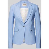 MOS MOSH Blazer mit Label-Applikation Modell 'Blake' in Ocean, Größe 34 von MOS MOSH