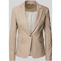 MOS MOSH Blazer mit Label-Applikation Modell 'Blake' in Taupe, Größe 38 von MOS MOSH
