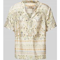 MOS MOSH Bluse mit Allover-Print Modell 'Vaya' in Ecru, Größe L von MOS MOSH