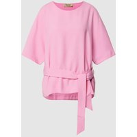 MOS MOSH Blusenshirt mit Stoffgürtel Modell 'Rikas' in Rosa, Größe L von MOS MOSH