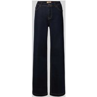 MOS MOSH Flared Cut Jeans mit Eingrifftaschen Modell 'Dara' in Dunkelblau, Größe 27 von MOS MOSH