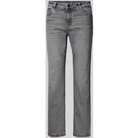 MOS MOSH Flared Fit Jeans im 5-Pocket-Design Modell 'ASHLEY' in Hellgrau, Größe 28 von MOS MOSH