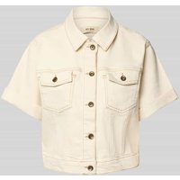 MOS MOSH Jeansjacke mit 1/2-Arm Modell 'Lette' in Ecru, Größe L von MOS MOSH